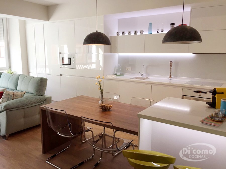 Cocinas con Isla y Península en Sevilla — proyecto real Di’Como Cocinas 6