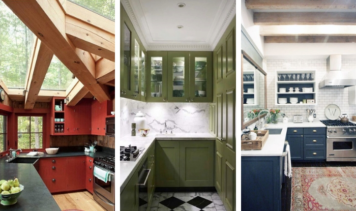Ideas para poner color en los gabinetes de cocina