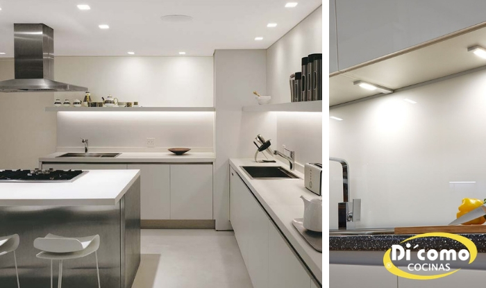 Iluminación bajo mueble, una idea brillante para su cocina