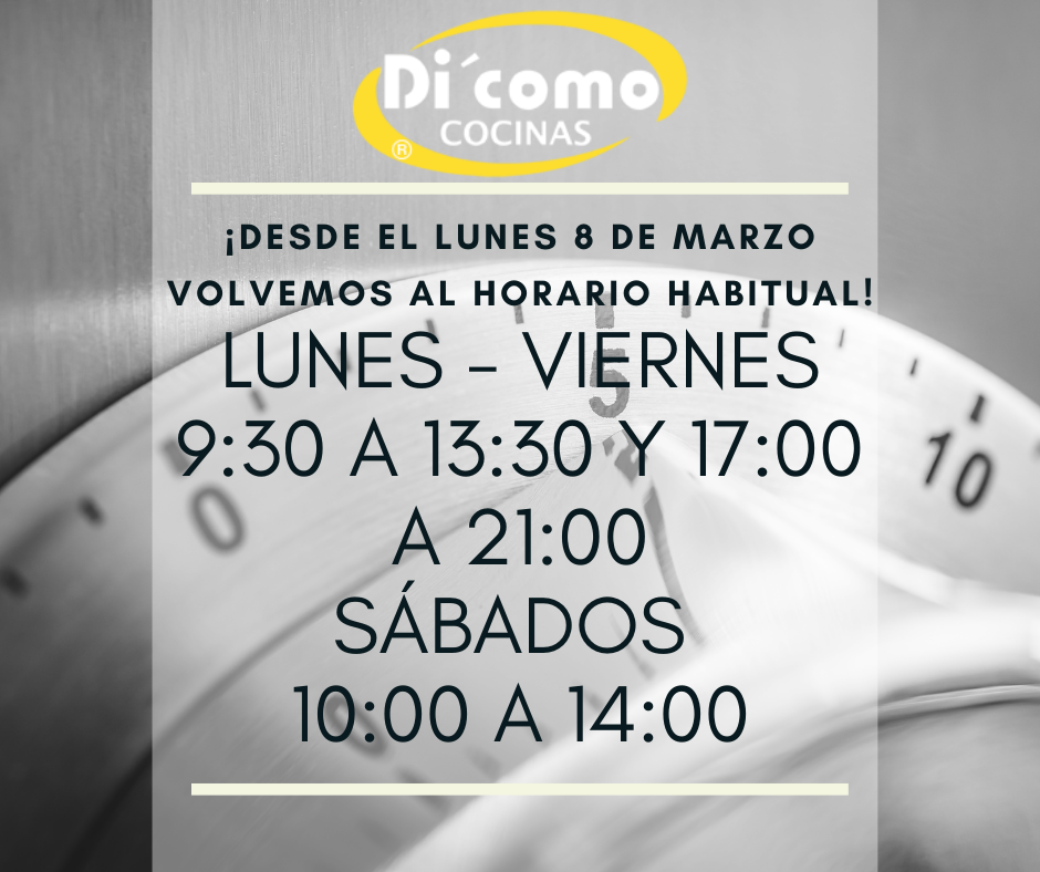Volvemos al horario habitual