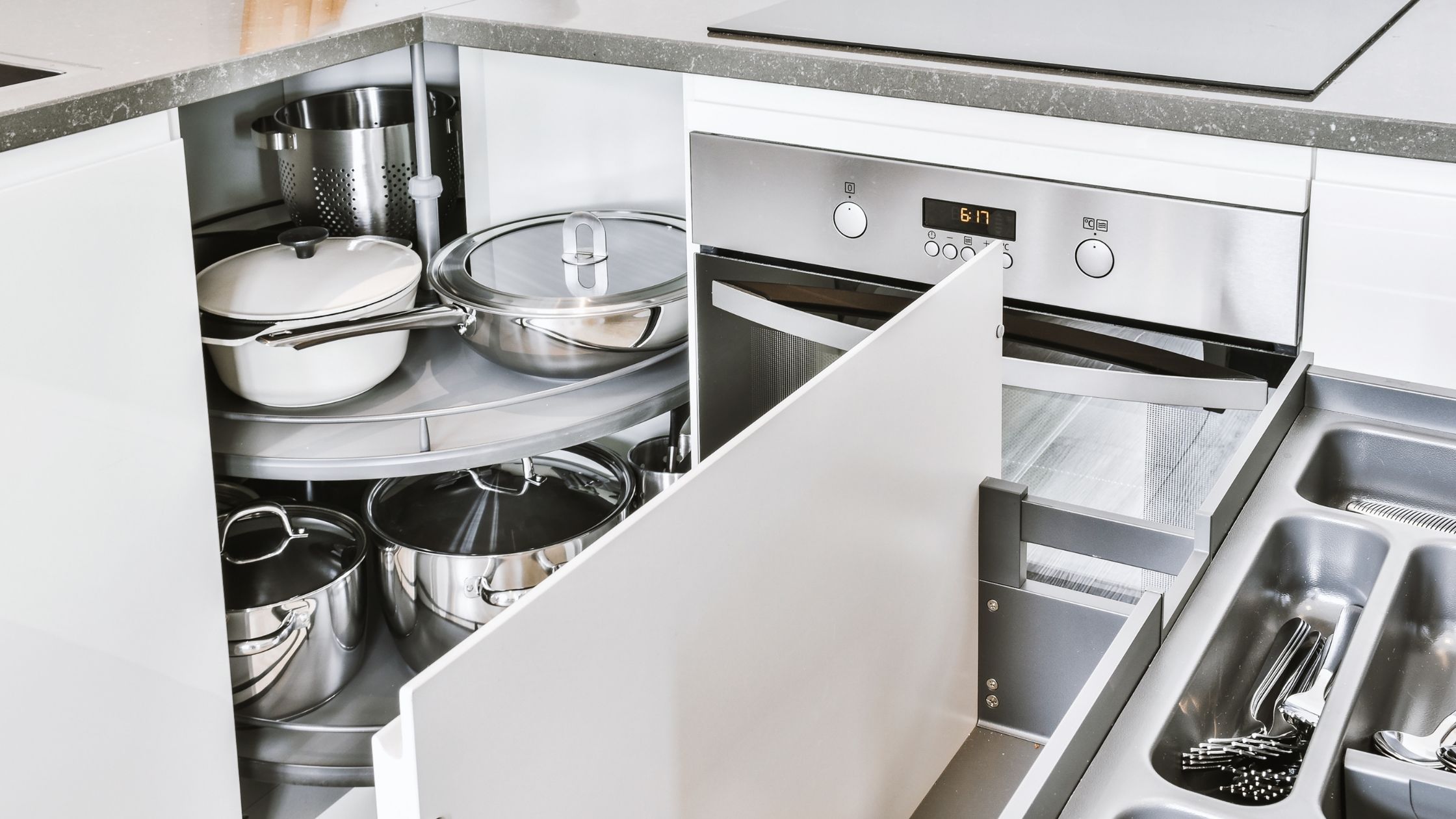 Almacenamiento y organización para cocinas