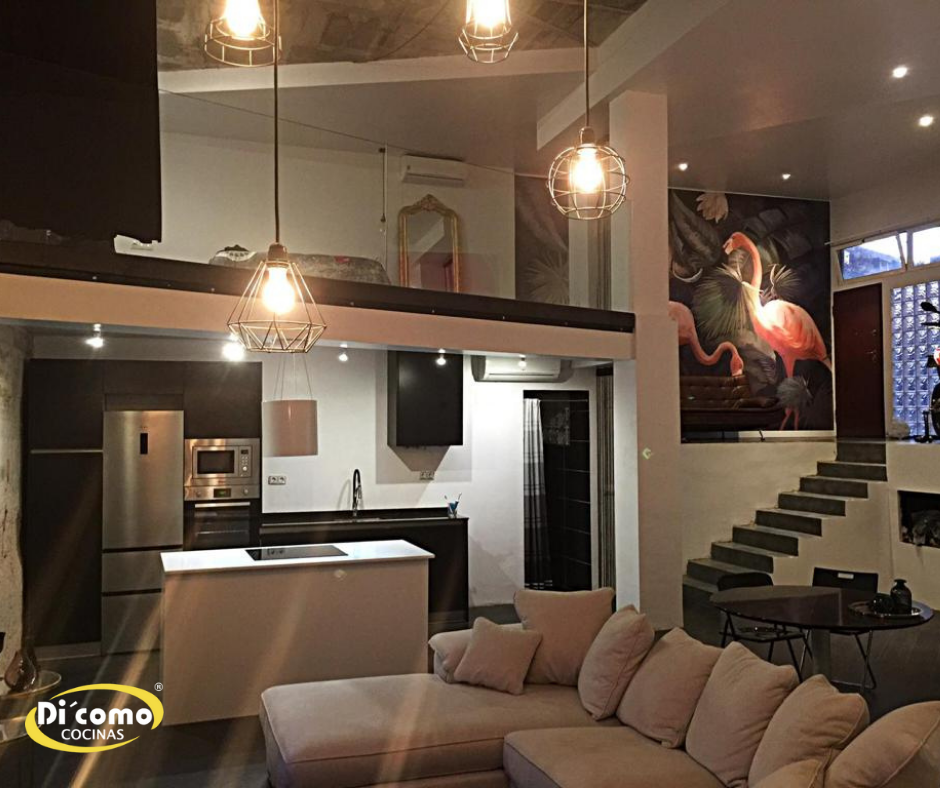 Diseño de cocinas integradas con el salón