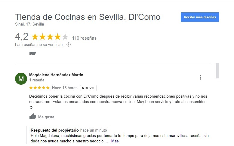Nuestros Clientes sobre Di´Como Cocinas